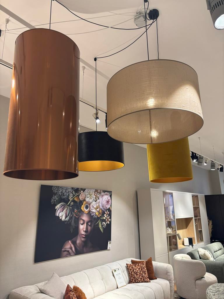 Diverse hanglampen SET, Ophalen, Gebruikt, Stof, Minder dan 50 cm