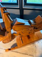 Houten Motor voor de Allerkleinsten, Ophalen, Gebruikt, Rij- of Hobbelspeelgoed