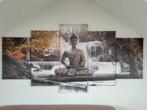 Boeddha 5 luik canvas, Ophalen of Verzenden