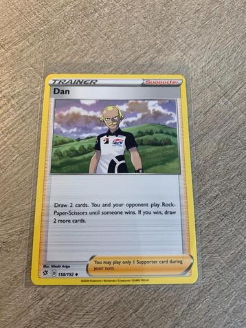 Dan 158/192 Rebel Clash - Pokémon Kaart beschikbaar voor biedingen