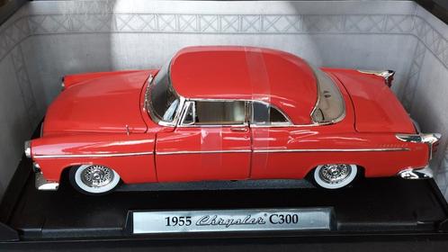 Chrysler c300 1955 1:18 Motormax Pol, Hobby en Vrije tijd, Modelauto's | 1:18, Nieuw, Verzenden