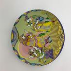 rosenthal bjorn wiinblad wandbord goud verzamelobbject, R, R, R, Ophalen of Verzenden