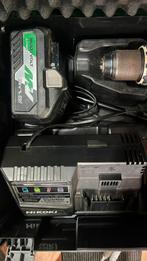 Hikoki DS18DBL2 Boor-Schroefmachine 2 accu oplader systainer, Ophalen, Variabele snelheid, Boor- en Schroefmachine, Gebruikt