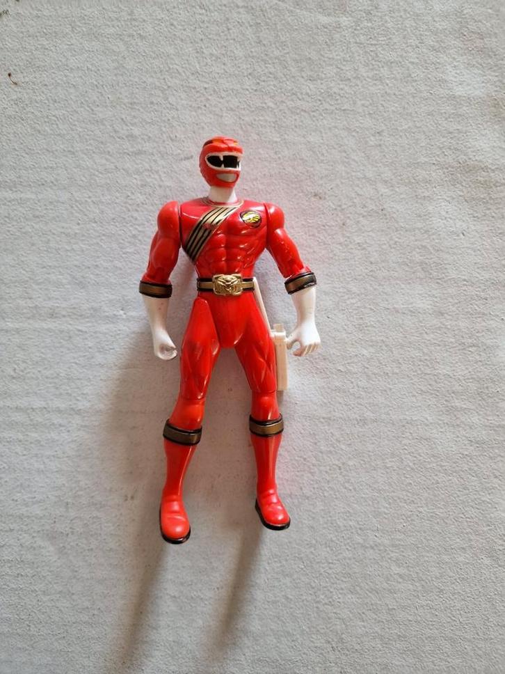 Vintage 2001 Bandai Power Rangers Wild Force Red Ranger, Kinderen en Baby's, Speelgoed | Actiefiguren, Zo goed als nieuw, Ophalen of Verzenden