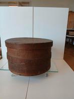 hoeden doos hout, Antiek en Kunst, Ophalen of Verzenden
