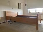 Senior bed met electrisch verstelbare auping bedbodem, Ophalen, Verstelbaar, Eenpersoons, Beige