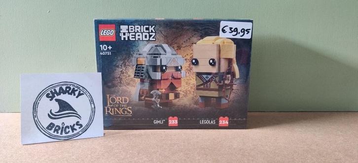 Lego 40751 Brickheadz Legolas en Gimli (Nieuw), Kinderen en Baby's, Speelgoed | Duplo en Lego, Nieuw, Lego, Complete set, Ophalen of Verzenden