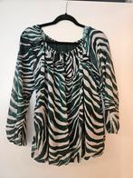 Groene Zebra Print Ballon Top, Maat 42/44 (L), Ophalen of Verzenden, Groen, Onbekend
