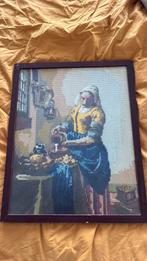 Borduurwerk Melkmeisje, Antiek en Kunst, Ophalen