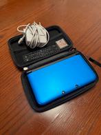 Nintendo 3DS XL Blauw - Inclusief beschermhoes, Spelcomputers en Games, Spelcomputers | Nintendo DS, Ophalen, Gebruikt, Overige modellen
