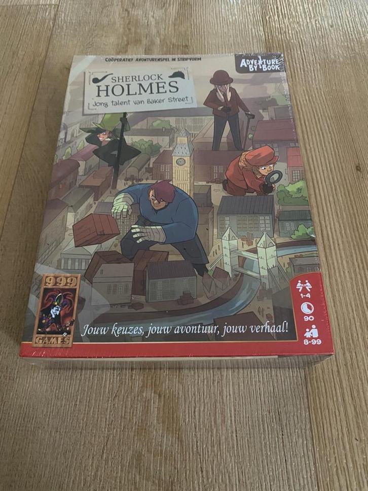 999 games Sherlock holmes adventure by book NIEUW IN PLASTIC, Hobby en Vrije tijd, Gezelschapsspellen | Bordspellen, Nieuw, Ophalen of Verzenden