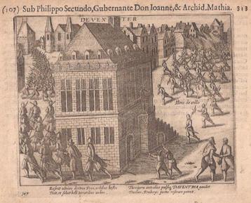 Deventer. Verovering door Rennenberg.19 Nov. 1578 Baudartius beschikbaar voor biedingen