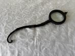 Brocante loep / vergrootglas, groot zwaar en bijzonder model, Ophalen of Verzenden