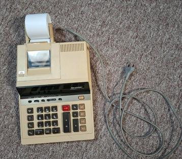Vintage Sharp CS-2612 Rekenmachine met Printer beschikbaar voor biedingen