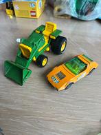 Tonka tractor en matchbox raceauto metalen auto’s vintage, Ophalen of Verzenden, Gebruikt
