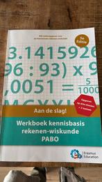 E. Kloet - Werkboek kennisbasis rekenen-wiskunde PABO, E. Kloet; N. Wolzak; R. Moraal; Erasmus Education, Ophalen of Verzenden