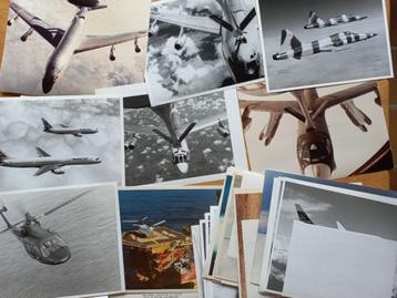 Verzameling 50 vliegtuigfoto's USA kleur en zwartwit  beschikbaar voor biedingen