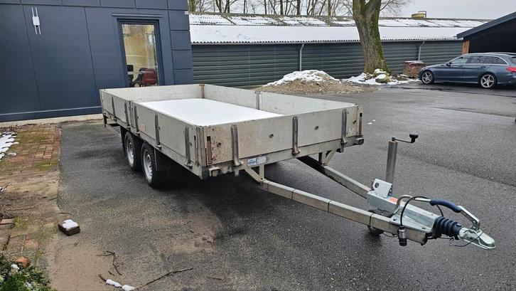 Aanhanger 3.75 bij 1.80  2700 kg, Auto diversen, Aanhangers en Bagagewagens, Zo goed als nieuw, Ophalen of Verzenden