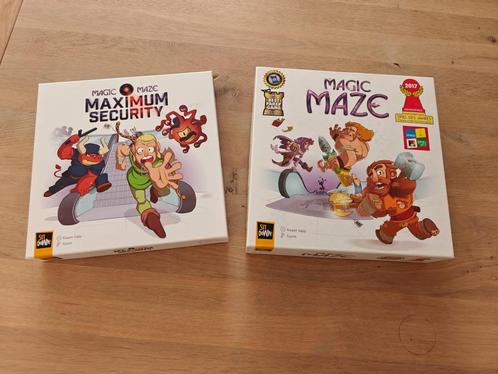 Magic Maze + Maximum Security + 3 extra tegels, Hobby en Vrije tijd, Gezelschapsspellen | Bordspellen, Zo goed als nieuw, Ophalen of Verzenden