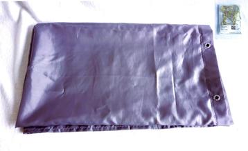 Grijs Sealskin douchegordijn 120x200 cm + 12 ophangringen beschikbaar voor biedingen