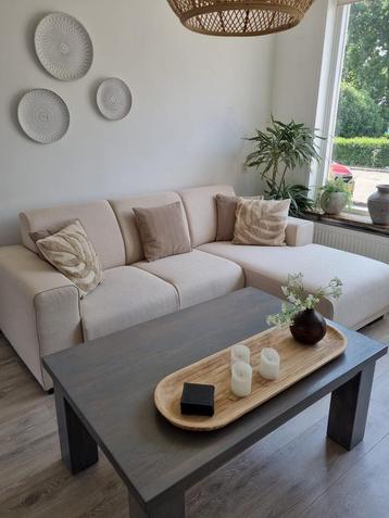 Beige hoekbank in perfecte staat