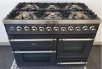 🍀 Luxe Fornuis Boretti 100 cm antraciet rvs 6 pits 3 ovens, Witgoed en Apparatuur, Fornuizen, 60 cm of meer, 5 kookzones of meer