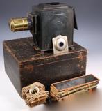 Toverlantaarn Merkelbach in kist, Ophalen