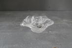 Vintage Rosenthal kandelaar roos kristal Johan van Loon, Verzenden, Kristal