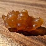 Gele fluoriet krokodil #2, Verzamelen, Mineralen en Fossielen, Ophalen of Verzenden, Mineraal