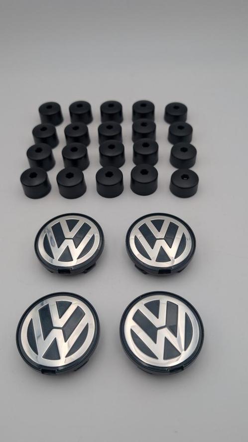 Set nieuwe originele VW naafkap T4, Passat B5, Sharan mk1, Auto diversen, Wieldoppen, Zo goed als nieuw, Ophalen of Verzenden