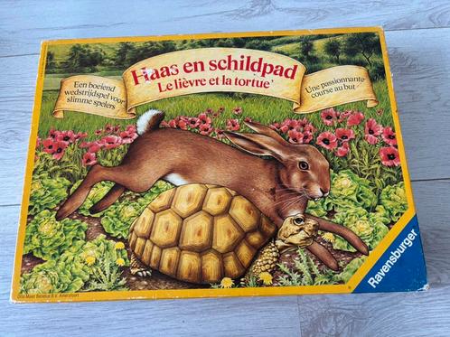 Haas en Schildpad, Hobby en Vrije tijd, Gezelschapsspellen | Bordspellen, Zo goed als nieuw, Ophalen of Verzenden