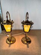 Set antieke lantaarn buro lampen, Ophalen of Verzenden