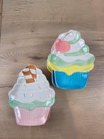 Cupcake schaaltjes - set van 10, Porselein of Keramiek, Schaal, Onbekend, Ophalen of Verzenden