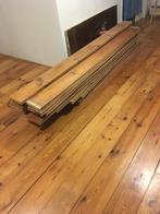 Gratis: Wagonplanken 3,5cm dik, Doe-het-zelf en Verbouw, Hout en Planken, Ophalen, Gebruikt, 25 tot 50 mm, Plank