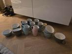 Koffiekopjes, kommen en cappuccino mokken set, Keramiek, Ophalen of Verzenden, Zo goed als nieuw, Effen