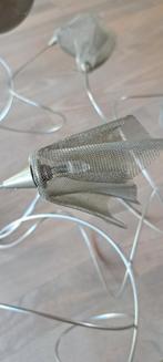 Design Hanglamp met Metalen Bloemen, Huis en Inrichting, Lampen | Hanglampen, Gebruikt, Ophalen of Verzenden, Modern, Metaal