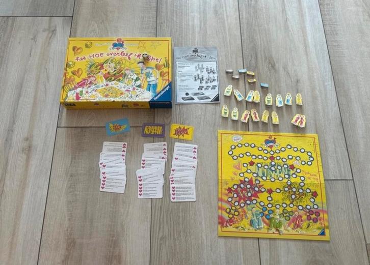 Hoe overleef ik spel, Hobby en Vrije tijd, Gezelschapsspellen | Bordspellen, Gebruikt, Ophalen of Verzenden