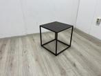 Bijzettafel/salontafel koper/zwart 40x40x40 cm, Ophalen, Minder dan 50 cm, Vierkant, Minder dan 50 cm