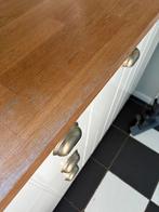 Diverse massief houten keukenbladen, Ophalen, Gebruikt, Bruin, Minder dan 100 cm