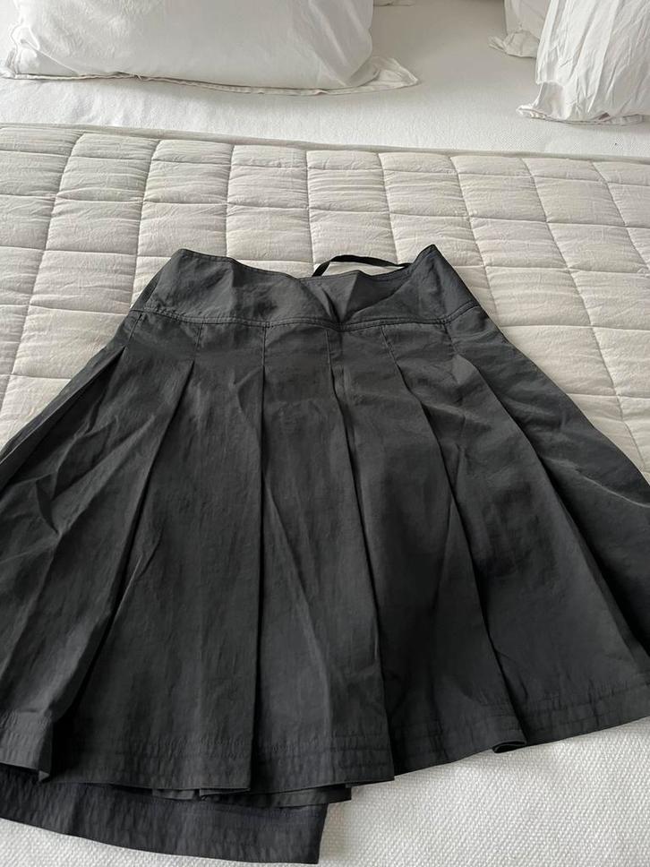 CORA KEMPERMAN ROK WIKKELROK BLAUW, Kleding | Dames, Rokken, Zo goed als nieuw, Blauw, Onder de knie, Ophalen of Verzenden