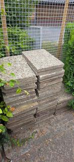 Grinttegels 60x40 - ca. 10 m² - GRATIS, Tuin en Terras, Tegels en Klinkers, Ophalen, Gebruikt, 10 m² of meer, Beton