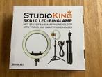 Ringlamp Studioking SKR10, Lamp of Flitsset, Zo goed als nieuw, Ophalen