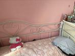Metalen bed wit, 90 cm, Eenpersoons, Wit, Ophalen of Verzenden