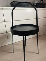 Bijzet/dienblad tafel ‘Burvik’ ikea, Minder dan 55 cm, Gebruikt, Rond, Ophalen of Verzenden