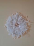 Juju hat, echte veren, uit Bali! 40/45 cm doorsnede schelp, Huis en Inrichting, Ophalen of Verzenden, Nieuw