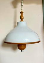 Vintage Mushroom Hanglamp | 70/80 | Beukenhout & Acrylglas, Ophalen