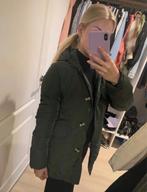 Airforce winterjas donkergroen maat S (rits kapot), Kleding | Dames, Jassen | Winter, Airforce, Verzenden, Maat 36 (S), Gedragen