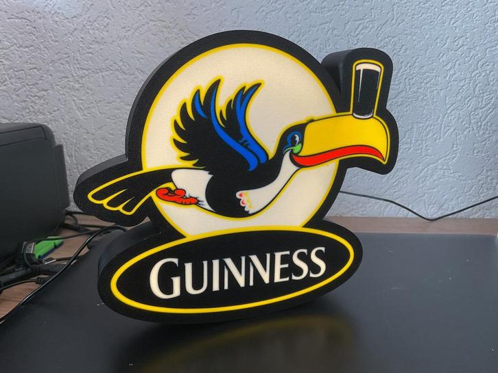Guinness lamp, Verzamelen, Merken en Reclamevoorwerpen, Nieuw, Lichtbak of (neon) lamp, Ophalen of Verzenden