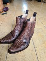 Sancho python boots mt 40.Cowboy western laarzen.Slangenleer, Ophalen of Verzenden, Gedragen, Bruin, Boots