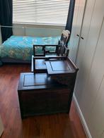 Chinese set stoel met kastje, Huis en Inrichting, Ophalen of Verzenden, Gebruikt, Chinees.